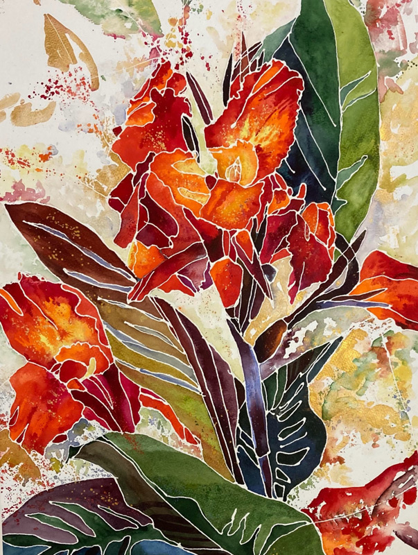 watercolour on paper
